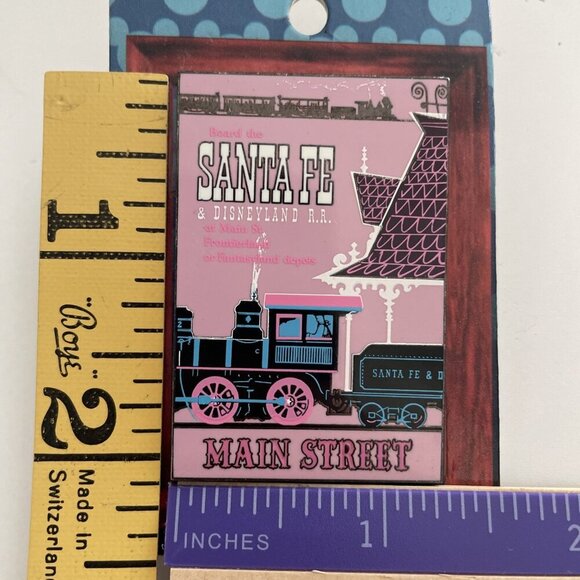 Disney 03 Disneyland Attraction Poster LE Pin MAIN STREET Santa Fe R.R. - Picture 4 of 4